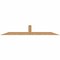 Ekena Millwork Portland Smooth Timber Gable Bracket, Western Red Cedar, 72"W x 12"H x 3 1/2"D x 3 1/2"F, 4/12 Pitch GBW072X12X0404POR00SWR - alternate 1